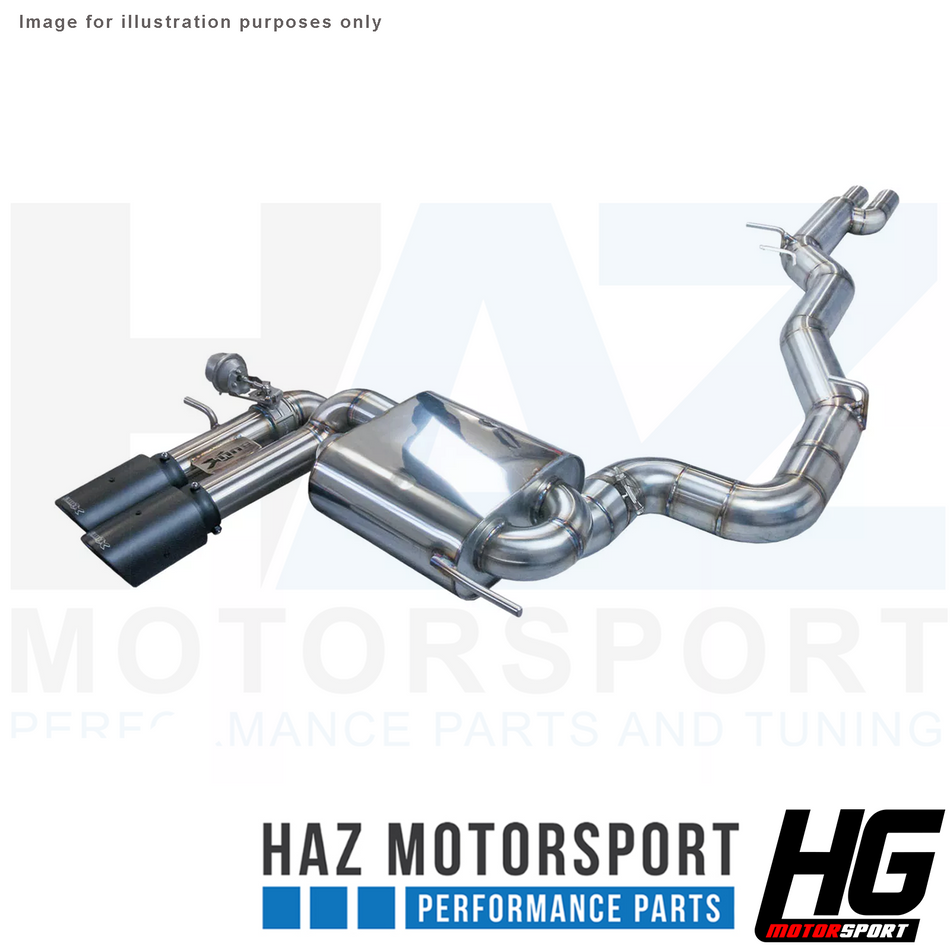 HG Motorsport EGO-X 3.5" Catback Valved Exhaust System For Audi RSQ3 8U 8U1