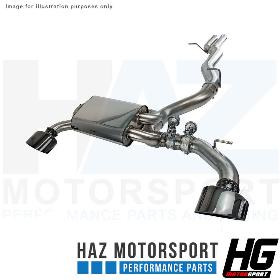 HG Motorsport EGO-X 3.5" Catback Valved Exhaust System For Audi TTRS 8S OPF DWNA