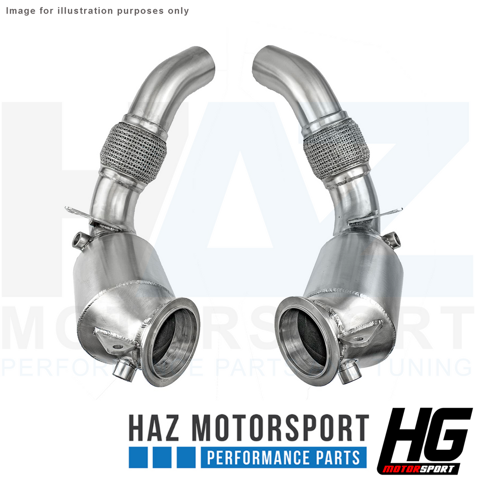 HG Motorsport BULL-X Decat Downpipe For BMW M5 F10 / BMW M6 F12 F13