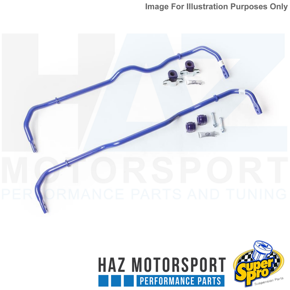 SuperPro 24mm Front & Rear Adjustable Sway Bar Kit Audi 8PA S3 Sportback 08-13