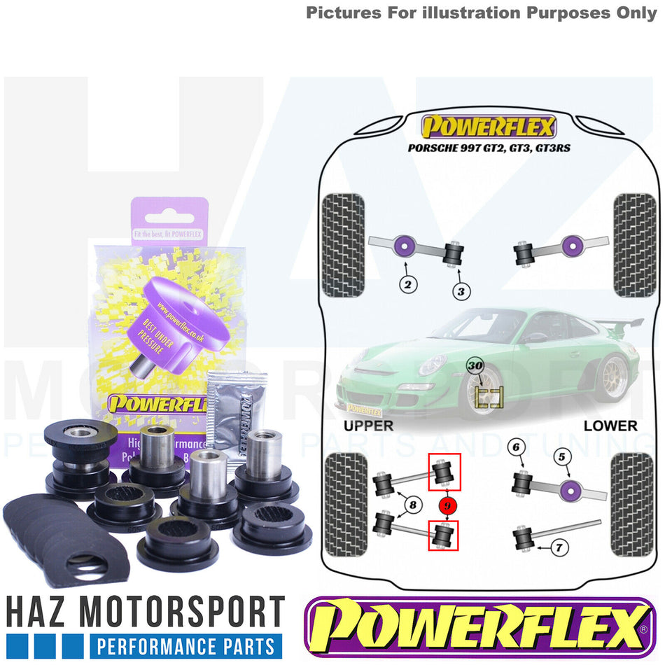 Powerflex x4 Rear Upper Link Arm Inner Bush For Porsche 997 GT2 / GT3 / GT3RS