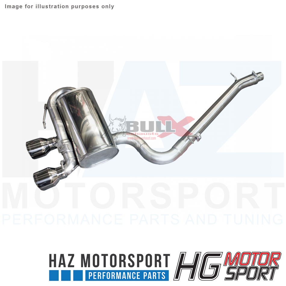 HG Motorsport BULL-X 3 Exhaust System for VW Golf R MK6
