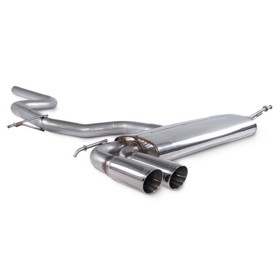 VW Scirocco 1.4/2.0TSI/2.0TDI -15 Scorpion 2.75" Non-Res Catback Exhaust STW Tip