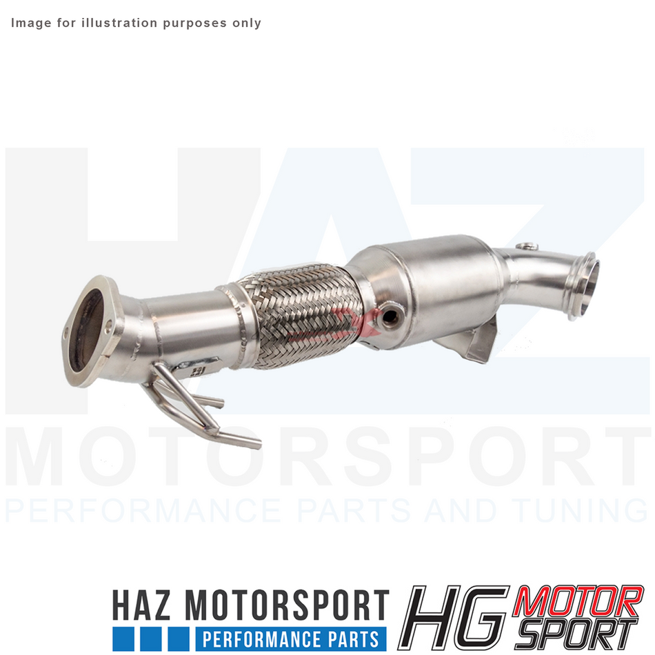 HG Motorsport BULL-X 3 / 76mm Downpipe for Ford Focus MK3 ST