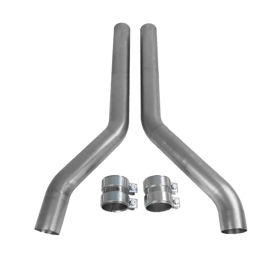 BULL-X 3" Non-Res Front Mid Pipes Race For Audi RS6 RS7 C8 / 4A 4.0 TFSI 2020-