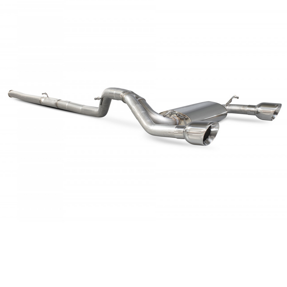 Ford Focus Mk3 RS 16-17 Scorpion 3" Catback Exhaust Daytona Tip 8.2 Bhp Increase