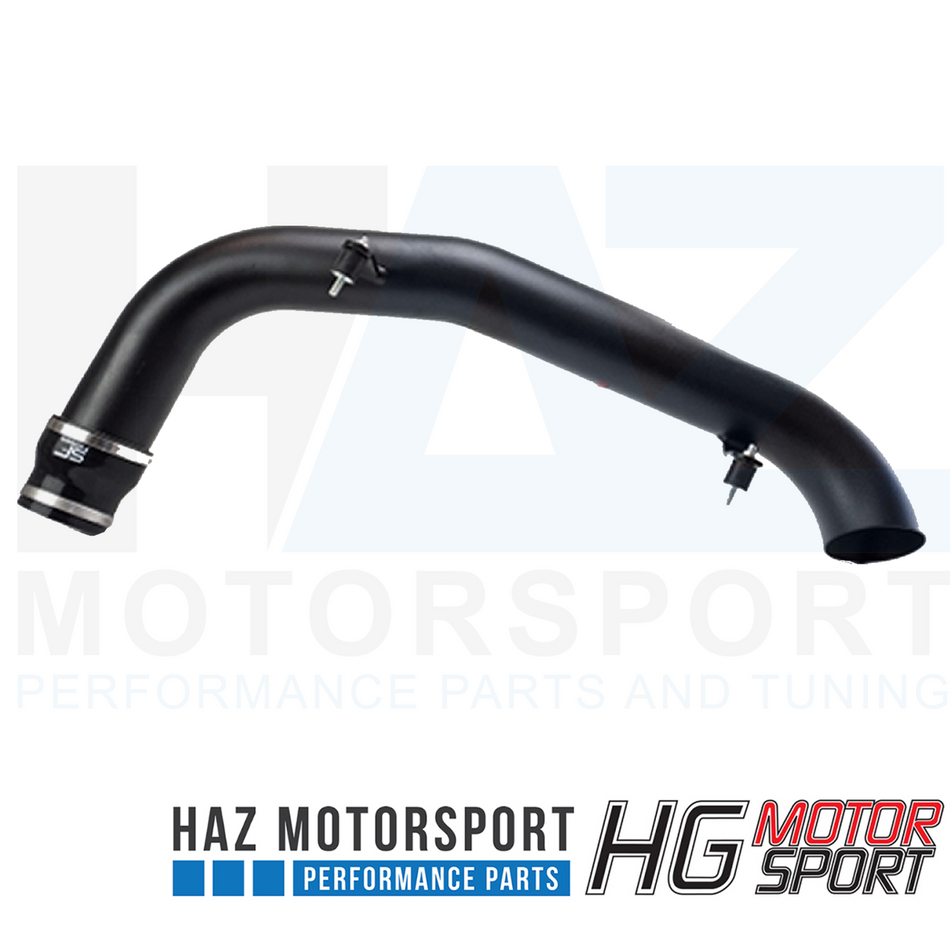 HG Motorsport Black 76mm Hard Pipe Intake Hose Kit For Ford Focus ST MK3