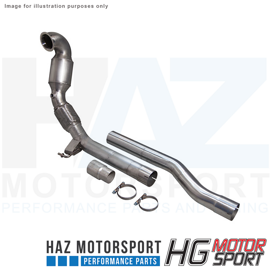 HG Motorsport BULL-X 3.5" Decat Downpipe for Audi TTS 8S