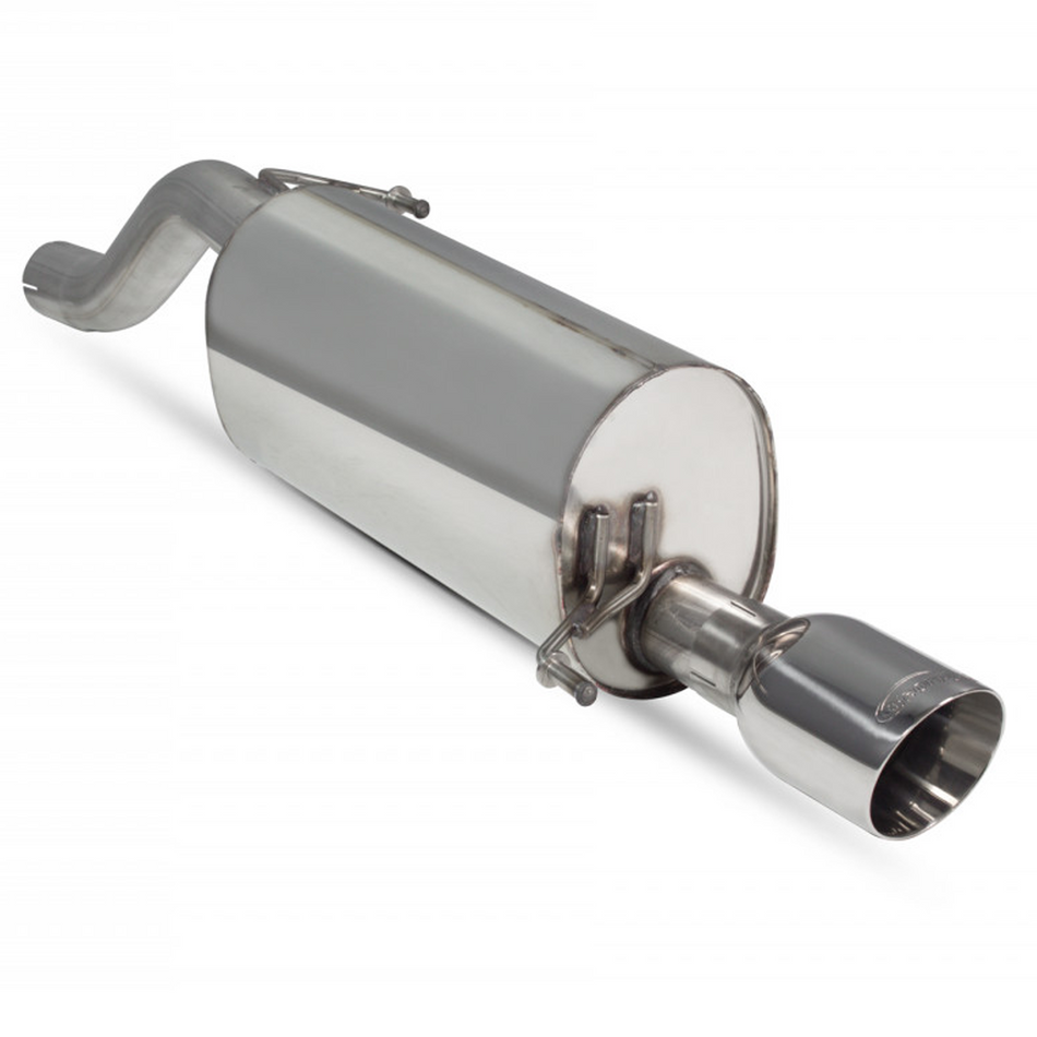 Corsa E 1.4T 14- Scorpion 2.5" Rear Exhaust Silencer Stainless Steel Daytona Tip