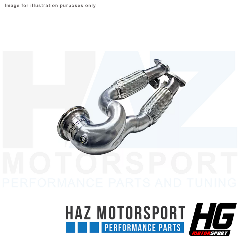 HG Motorsport BULL-X Race Downpipe For Audi RS3 8P & Audi TTRS 8J