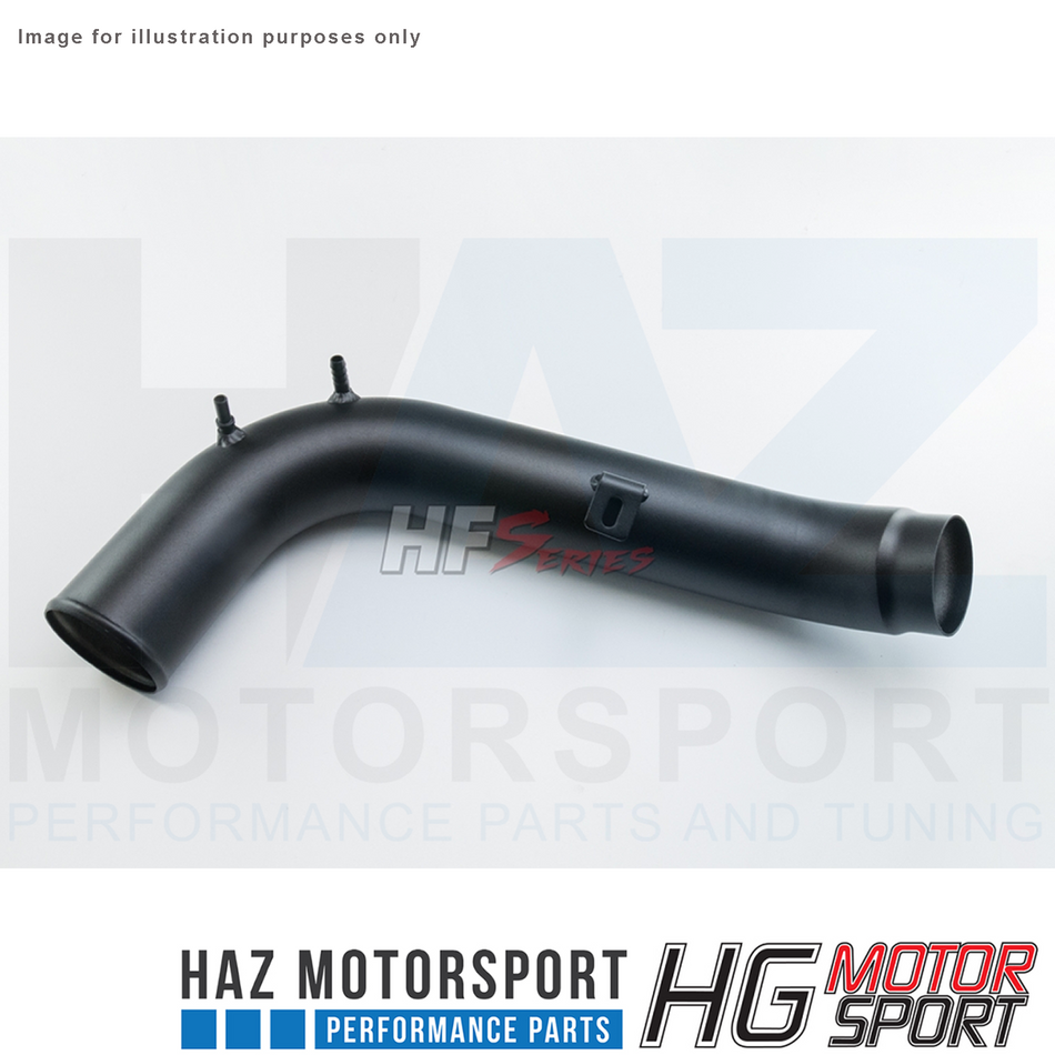 HG Motorsport Black Aluminium Air Intake Pipe for Ford Focus ST MK2 / 2.5