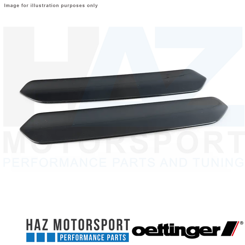 Oettinger Genuine Gloss Black Spoiler Extentions Wing Flaps Golf MK7 MK7.5 GTI R