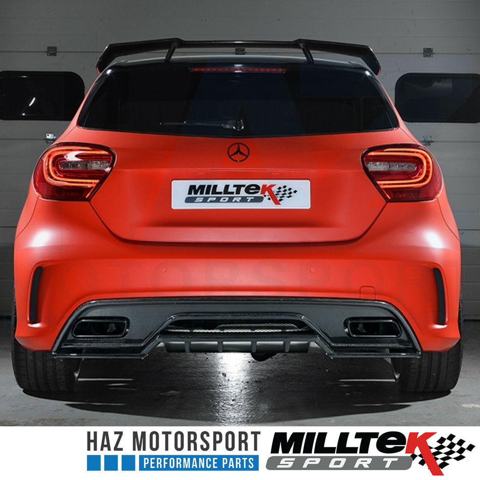 Milltek Stainless Exhaust 3" Downpipe And Decat Pipe Mercedes A45/CLA45 AMG