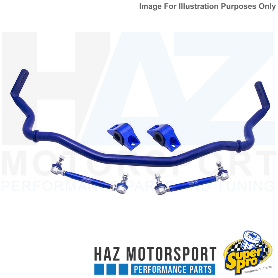 SuperPro 35mm Front Heavy Duty 3 Position Adjustable Sway Bar Ford Mustang MK6