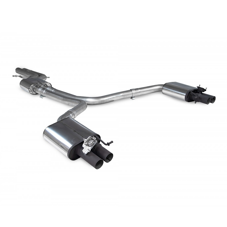 Scorpion 2.75" Resonated Catback Exhaust System For Audi RS7 C7 4.0 TFSI