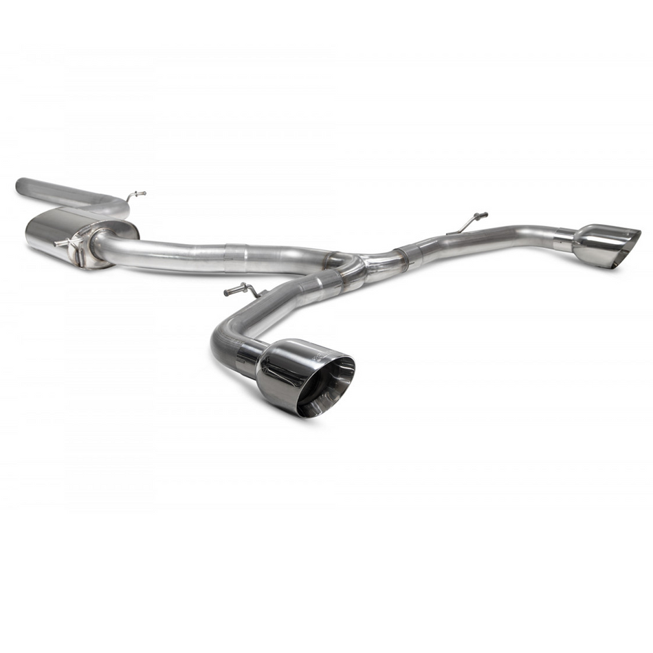 Scorpion GPF-Back Non-Resonated Exhaust System for VW Golf MK8 GTI 2020-2021