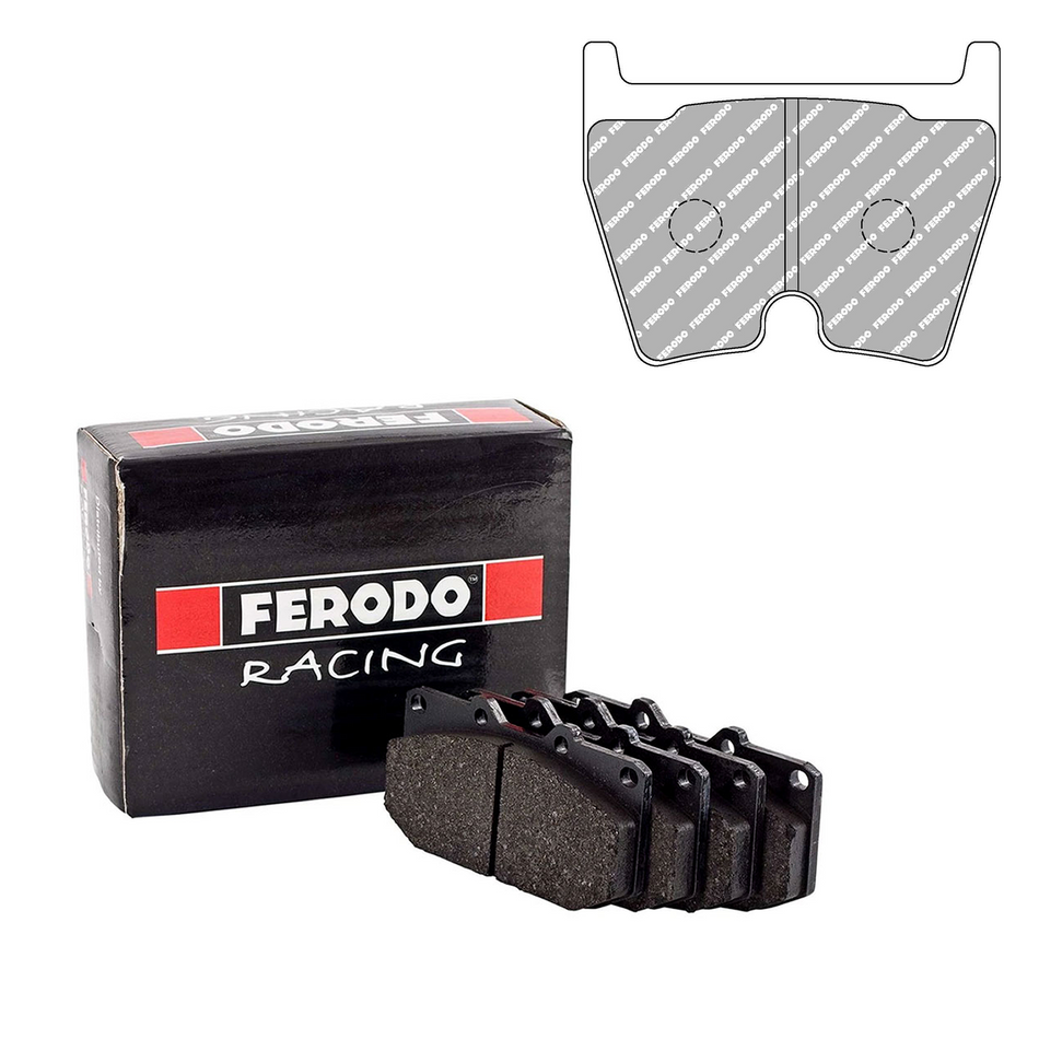 Ferodo Racing DS2500 Front Brake Pads For Audi RS3 8V 2.5 TFSI Models - 8 Pads