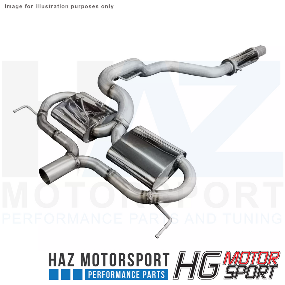 HG Motorsport BULL-X 3 Catback Exhaust System Vauxhall Corsa VXR / Opel OPC D