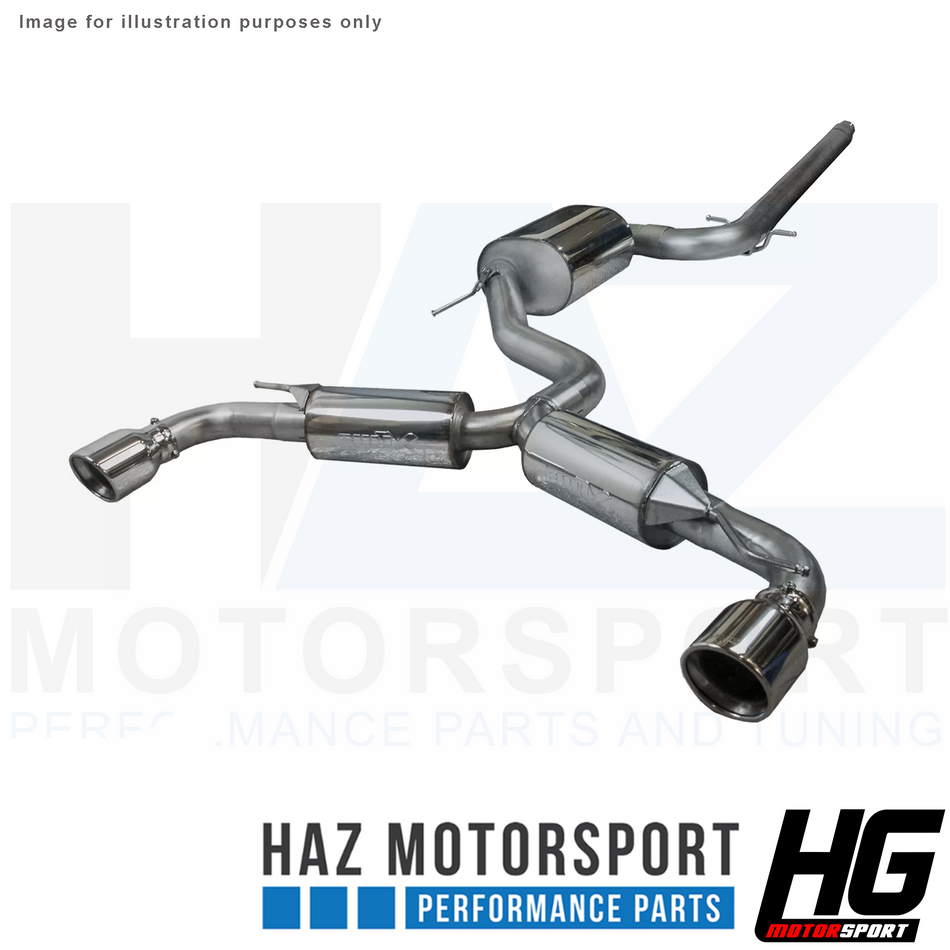 HG Motorsport BULL-X 3" Catback Exhaust System For VW Golf MK7 GTI / Clubsport