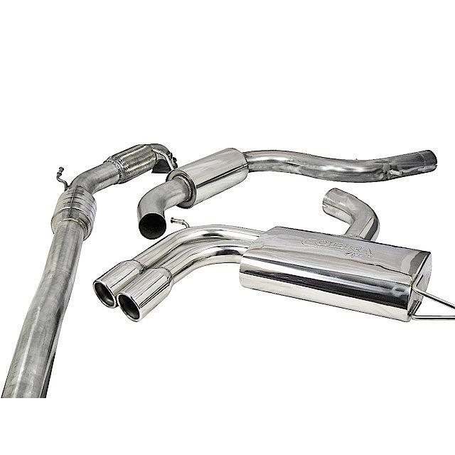 Cobra Sport Audi A3 (8P) 2.0 TFSI 2WD (5 Door Sportback) Turbo Back Performance Exhaust