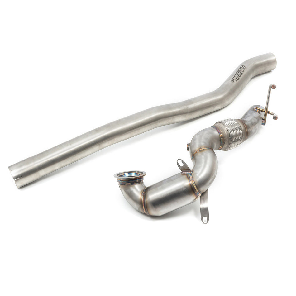 Cobra Sport Audi S3 (8V) 3 door Front Downpipe Sports Cat / De-Cat Performance Exhaust