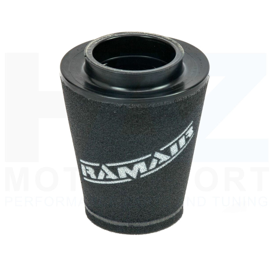 Ramair Universal Induction Intake Foam Offset Air Filter 80mm Neck 182H x 145W