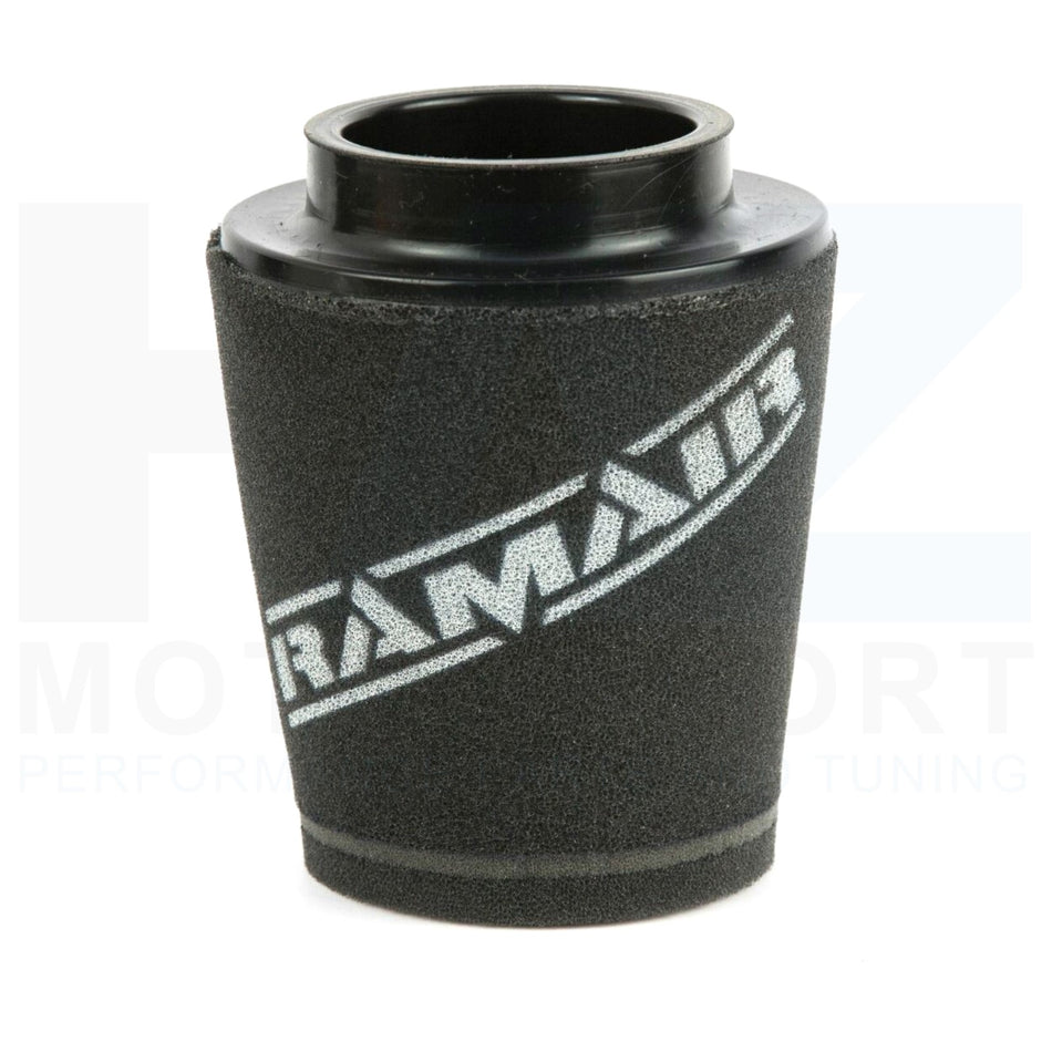 Ramair Universal Induction Intake Foam Offset Air Filter 70mm Neck 147H x 120W