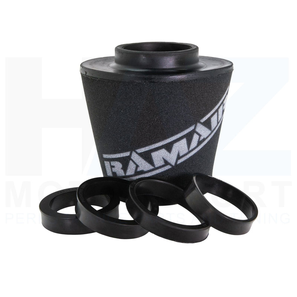 Ramair Universal Induction Intake Foam Cone Air Filter 70-90mm Neck 173H x 196W