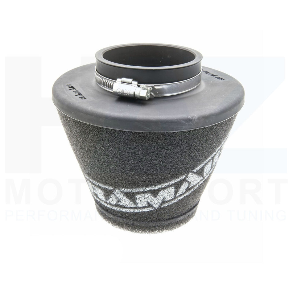Ramair Universal Induction Intake Foam Cone Air Filter 70mm Neck 130H x 150W
