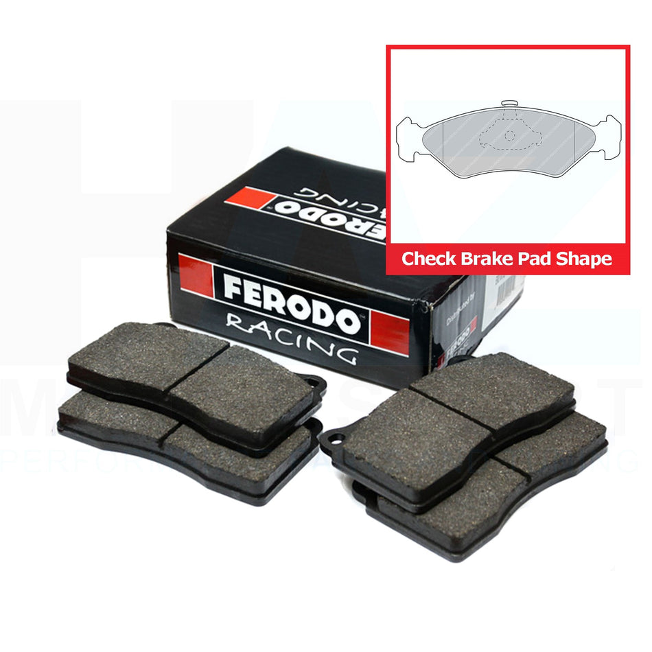 Ferodo Racing DS2500 Front Brake Pads FCP1082H (Please check brake pad shape)