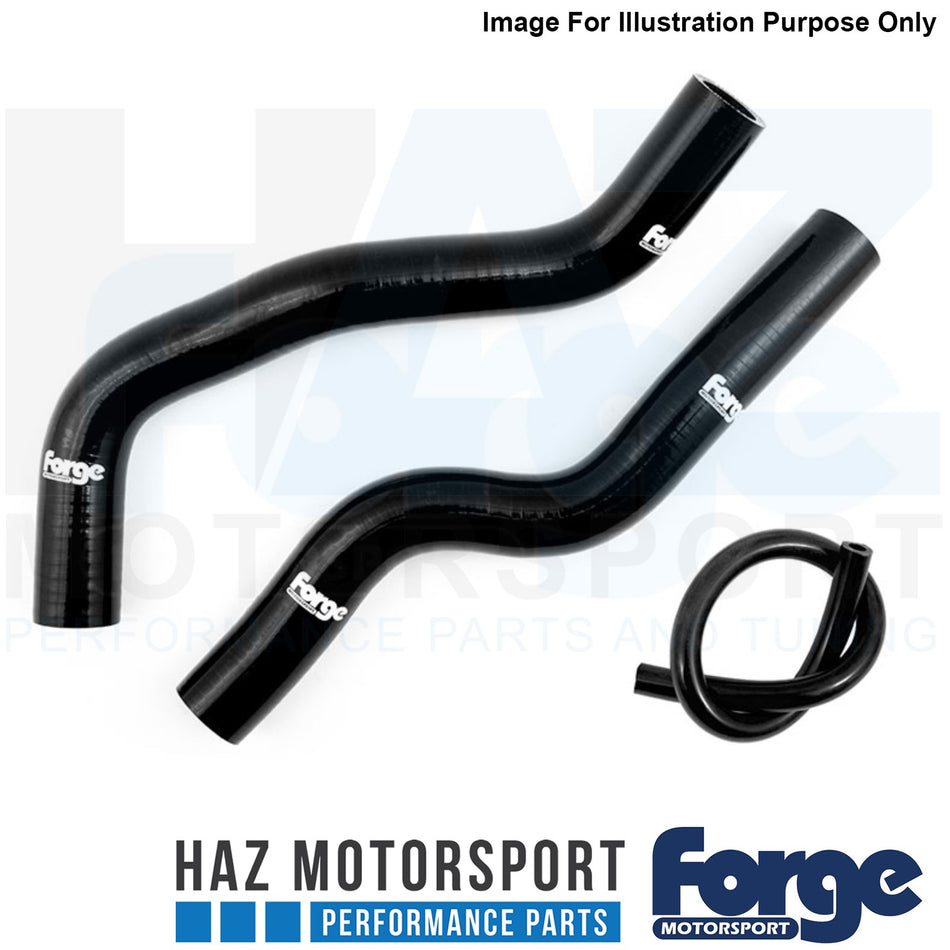 Forge Motorsport Suzuki Swift Sport 1.4 Silicone Coolant Hoses + Clamps Black