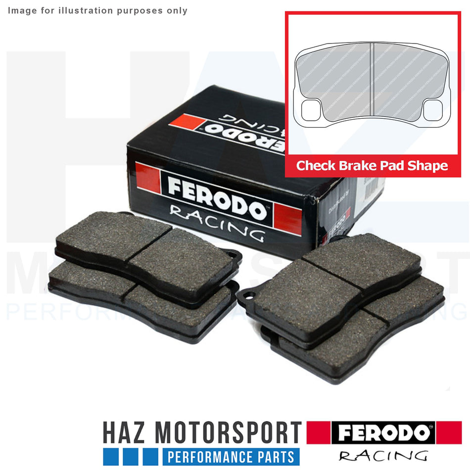 Ferodo Racing DS2500 Rear Brake Pads FRP3143H (Please check brake pad shape)