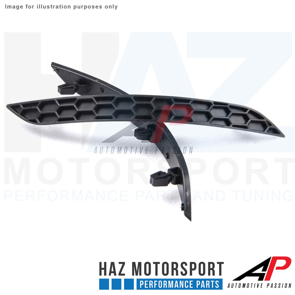 AP Design Black Honeycomb Rear Bumper Reflector Delete Audi A3/S3/RS3 8V Hatch/Sportback