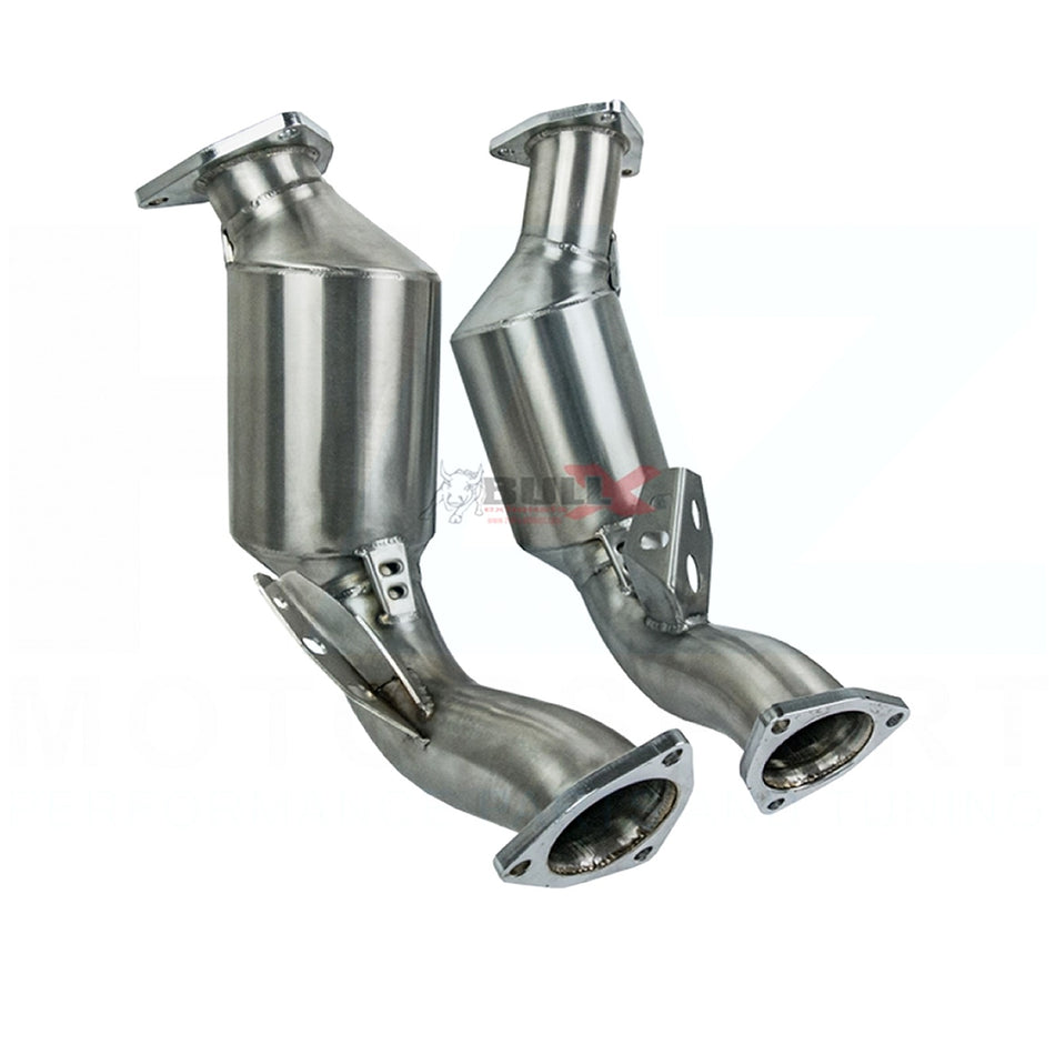 HG Motorsport BULL-X 2.5 Downpipe + 200 Cell Sports Catalyst for Audi S4/S5 B8