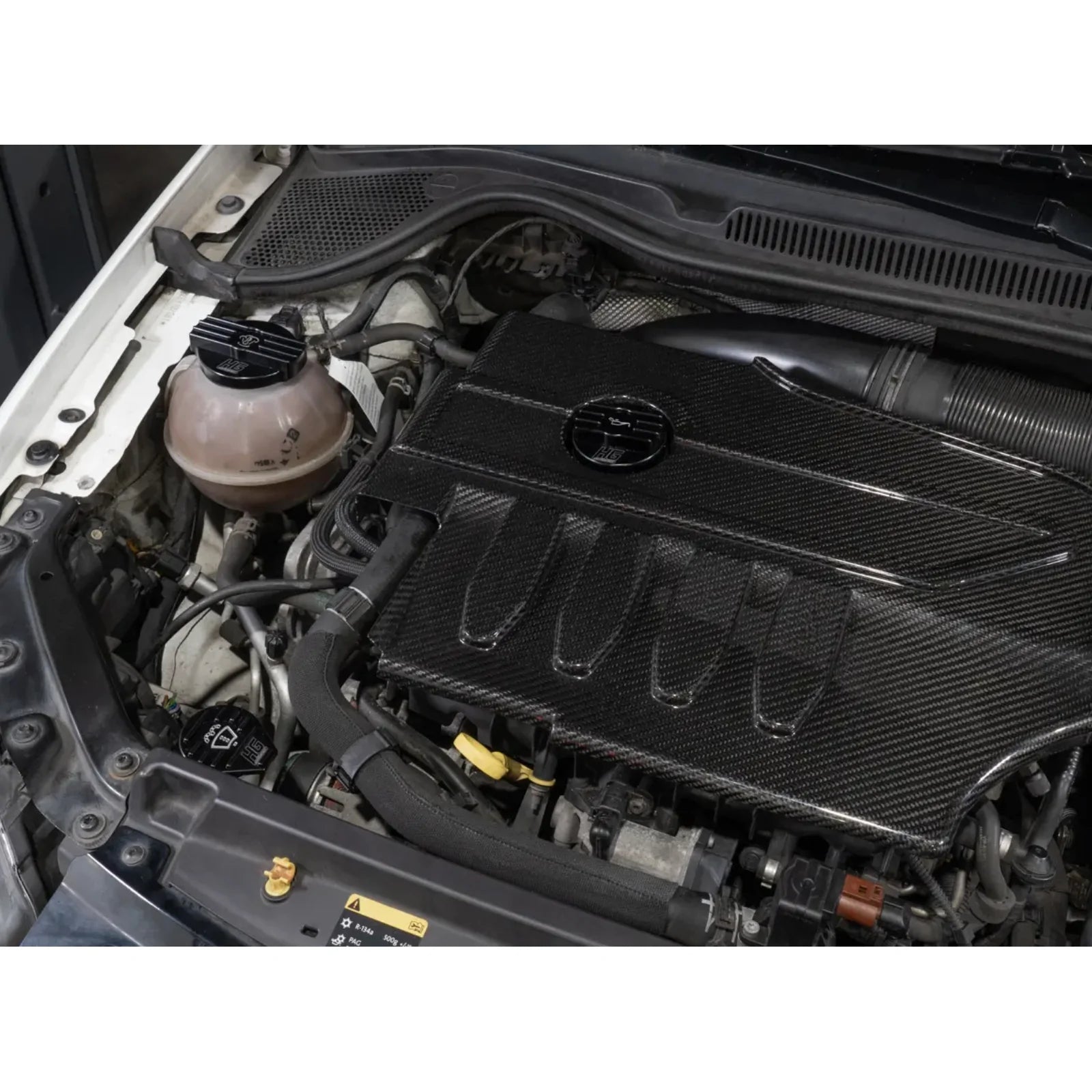 HG Motorsport Carbon Engine Cover VW Golf MK5 MK6 GTI R S3 8P Leon 1F ...