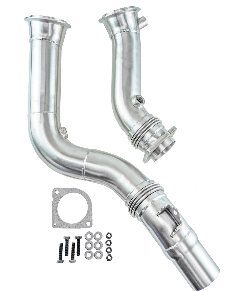 Bull-X 2.75" Race Downpipe For BMW M3 F80 / M4 F82 F83 Including Competition Pack