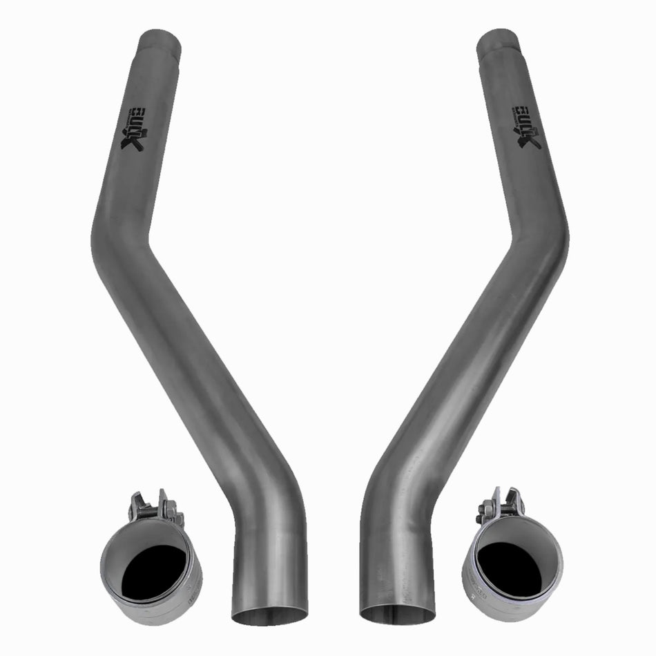 Bull-X 2.75" Non-Resonated Centre Mid Pipes For Audi RS4 RS5 B9 2.9 TFSI