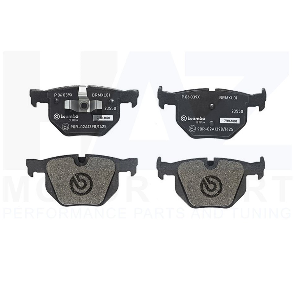 Brembo Xtra Rear Brake Pads Fits BMW 3 series E90 Fast Road Latest Performance P06039X