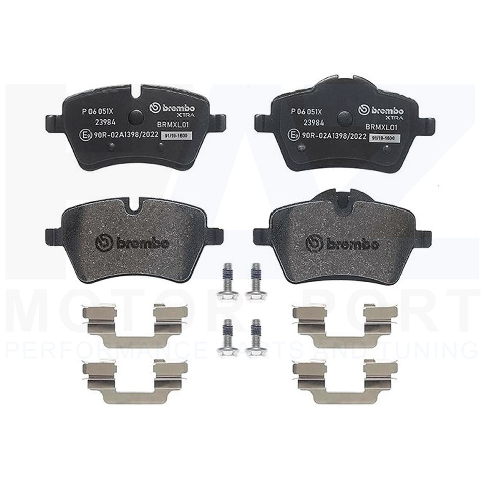 Brembo Xtra Front Brake Pads Fast Road Fits Mini R50 R53 R56 Latest Performance