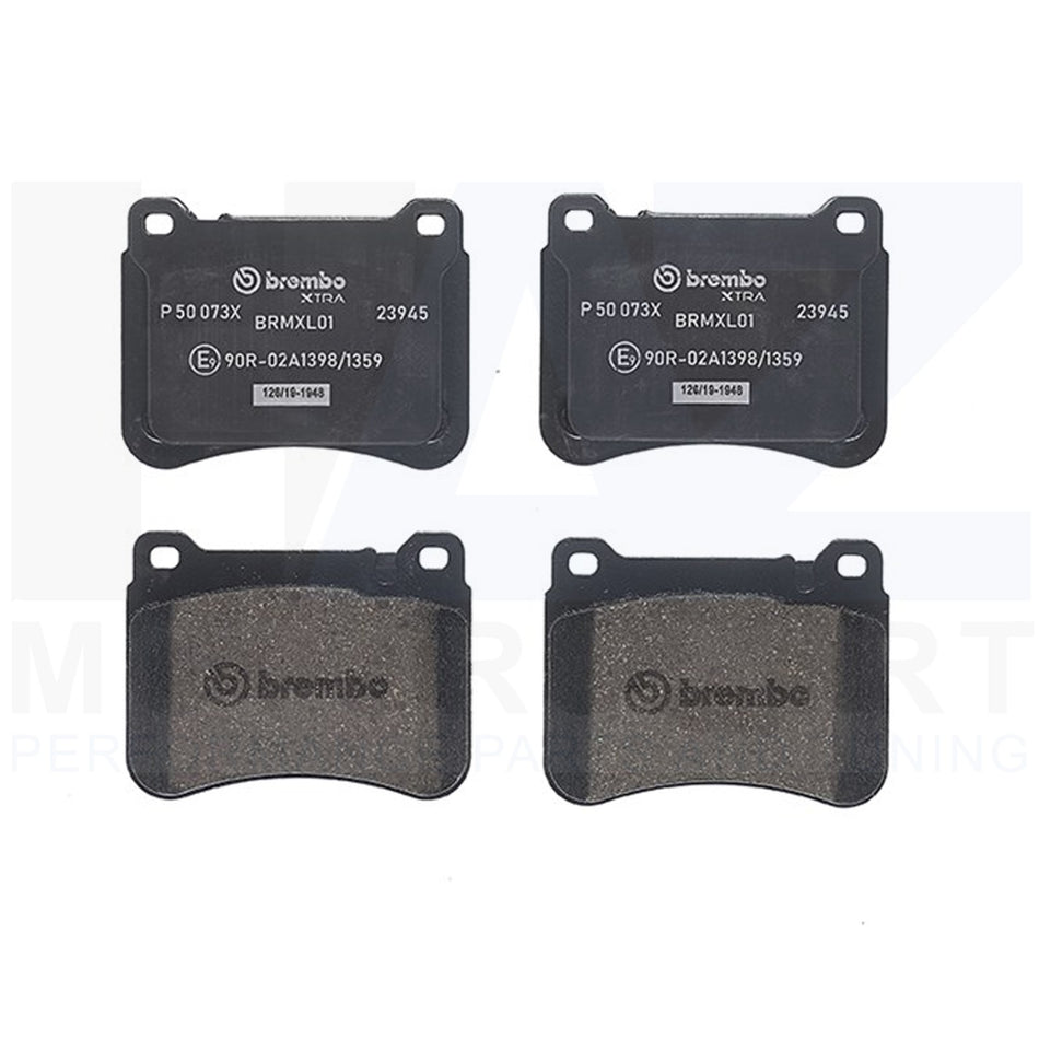 Brembo Xtra Front Brake Pads Fast Road Fits Mercedes C Class SLK Performance P50073X