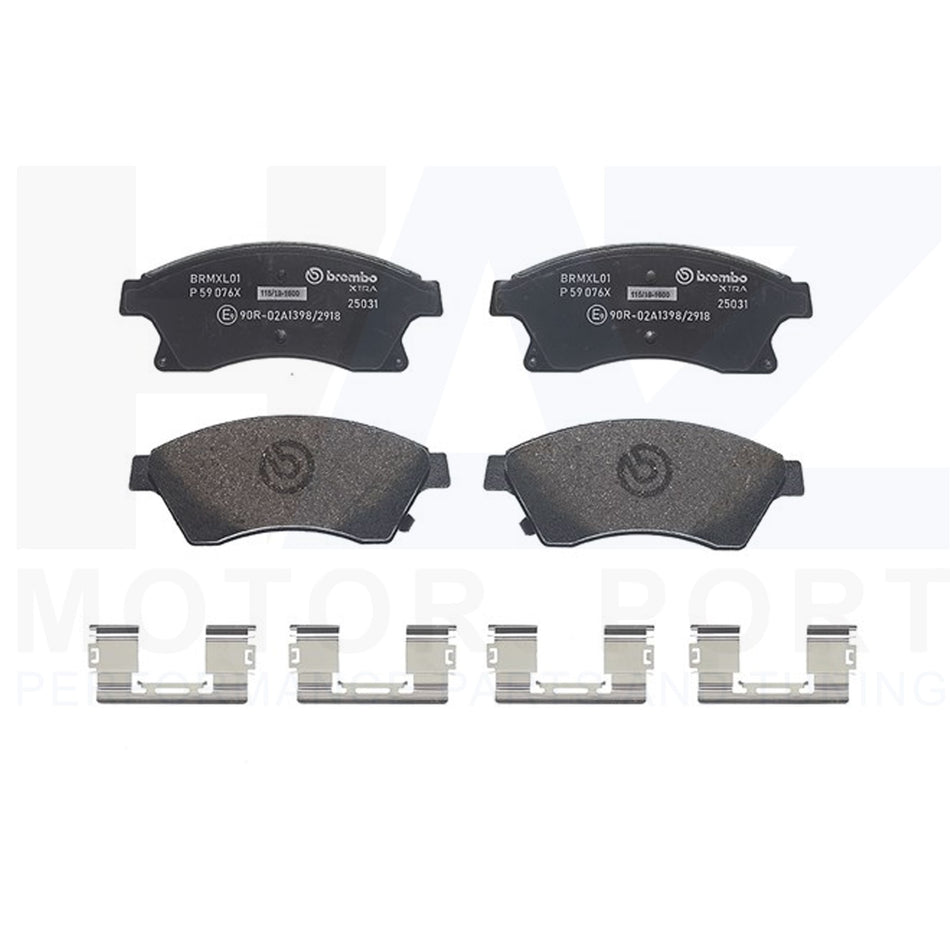 Brembo Xtra Front Brake Pads Fast Road | P59076X - Opel Vauxhall