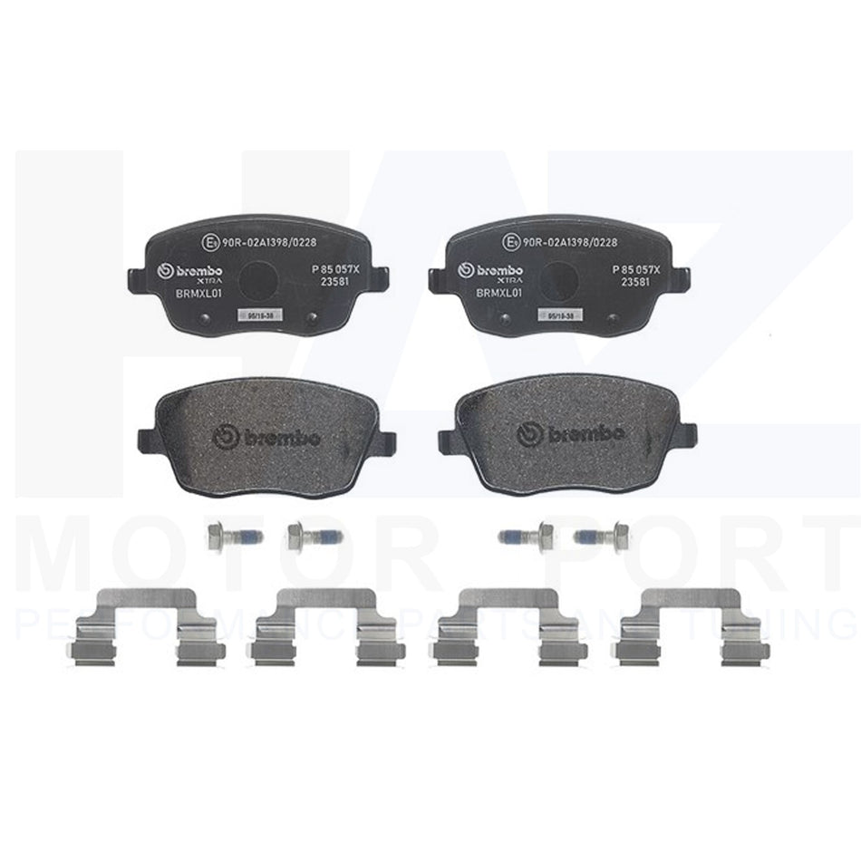 Brembo Xtra Front Brake Pads Fits VW Skoda Seat GTi RS FR Latest performance Pad P85057X
