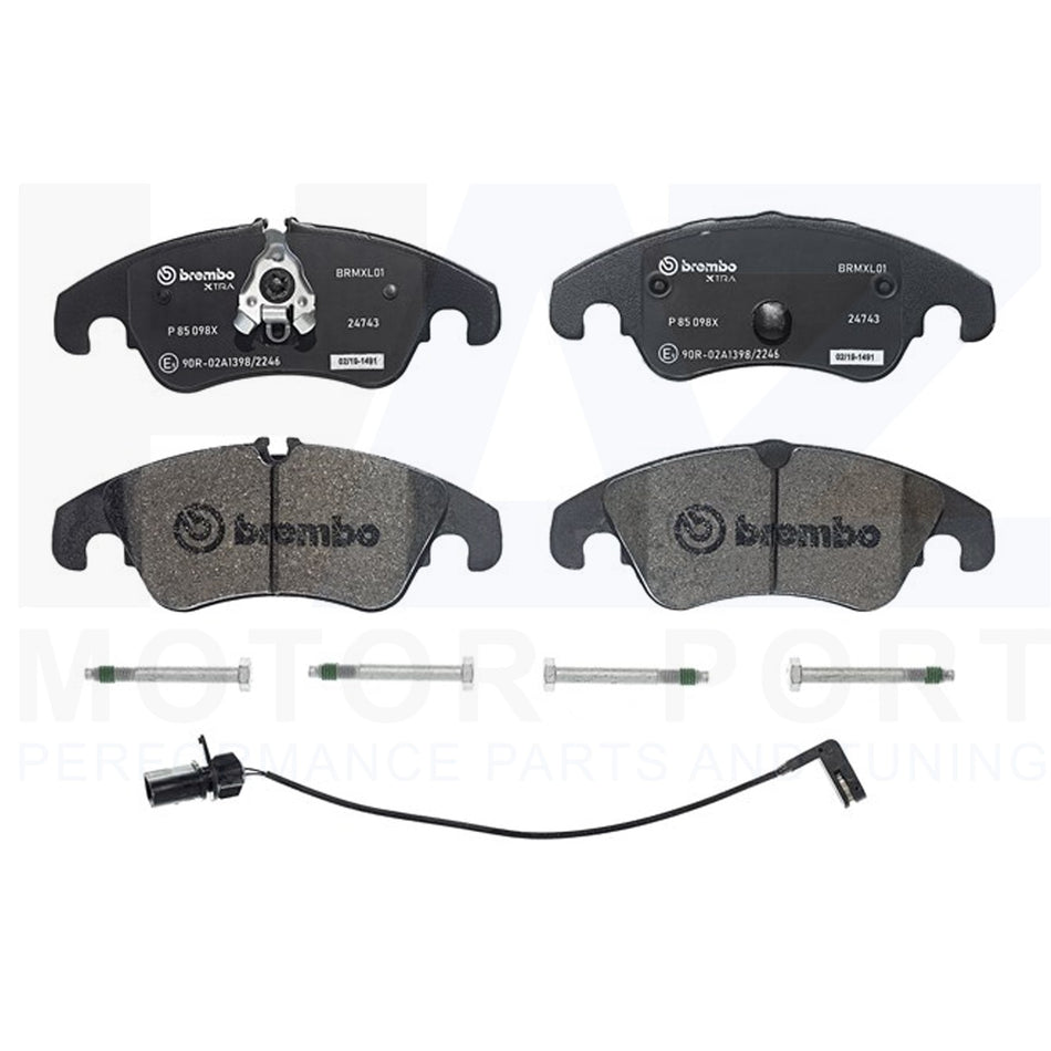 Brembo Xtra Front Brake Pads Ford Focus Audi A4 A5 Q5 A6 A7 Performance Upgrade P85098X