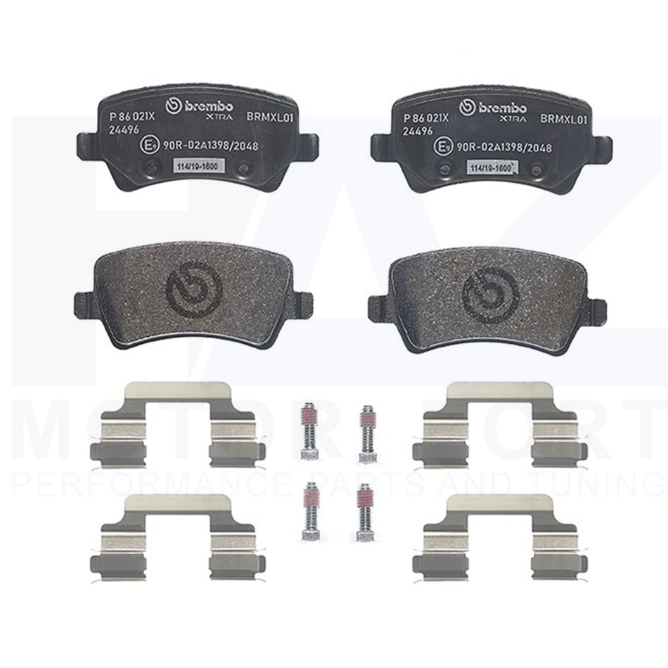 Brembo Xtra Rear Brake Pads Fits Evoque S60 S80 V70 XC70 Latest Performance Pads P86021X