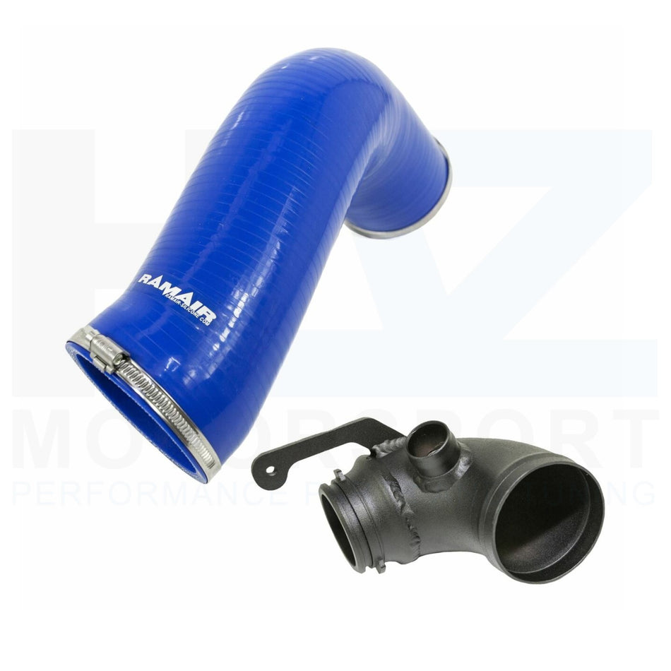 Ramair Blue Intake Hose With Turbo Inlet Elbow For MQB VW Golf MK7 R GTI S3 8V