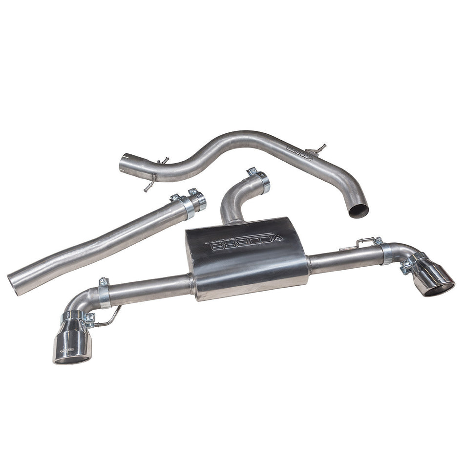 Cobra Sport VW Golf GT (MK6) 2.0 TDi 140PS (5K) (09-13) GTI Style Cat Back Performance Exhaust