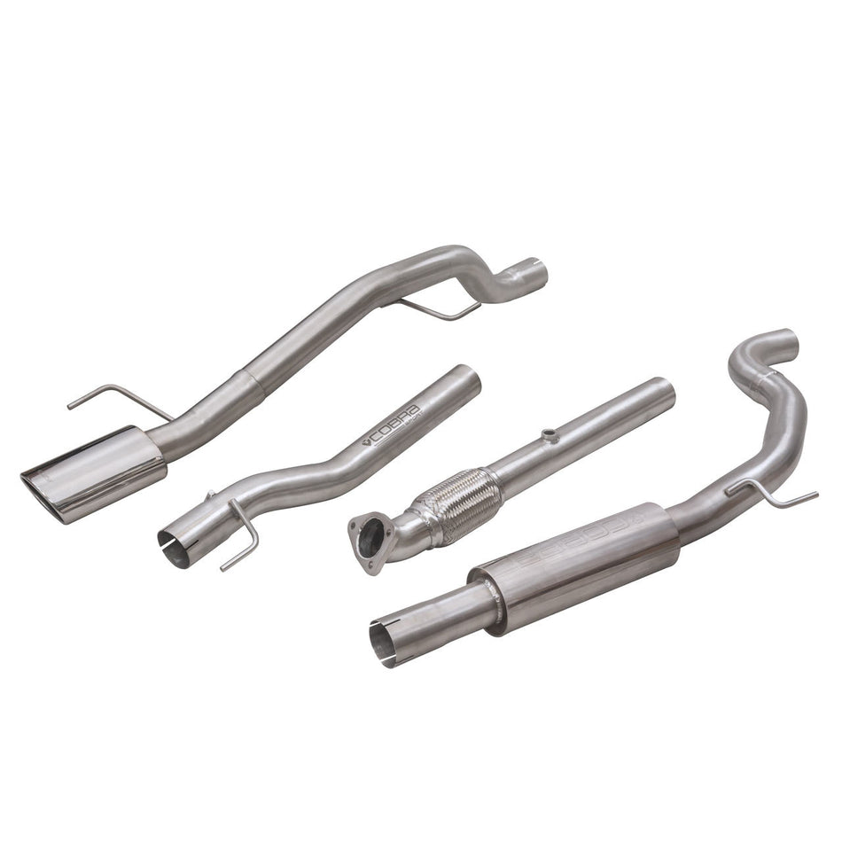 Cobra Sport Vauxhall Corsa E 1.4 Turbo (15-19) Venom Box Delete Race Cat Back Performance Exhaust